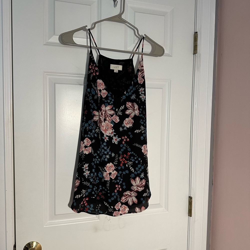 LOFT Floral Tank Top